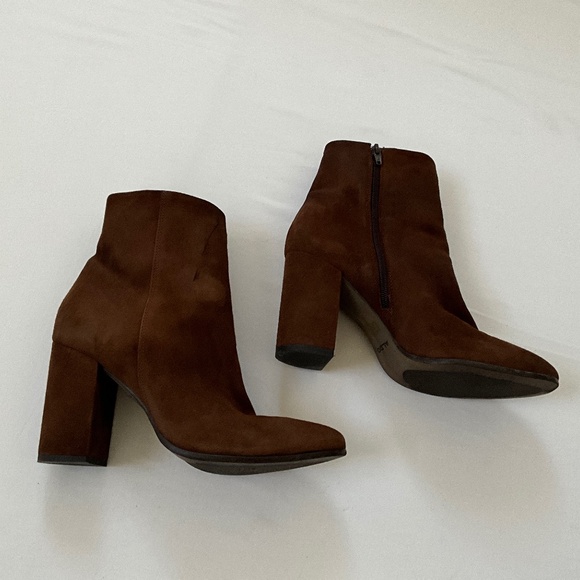 ALDO Brown Ankle Boots Booties Size 9 - Picture 2 of 12